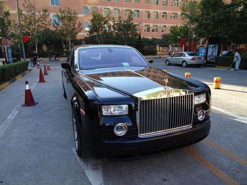 劳斯莱斯小金人图片,奢华与工艺的完美融合